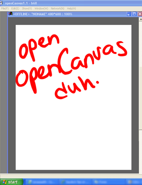 LineArt in Opencanvas