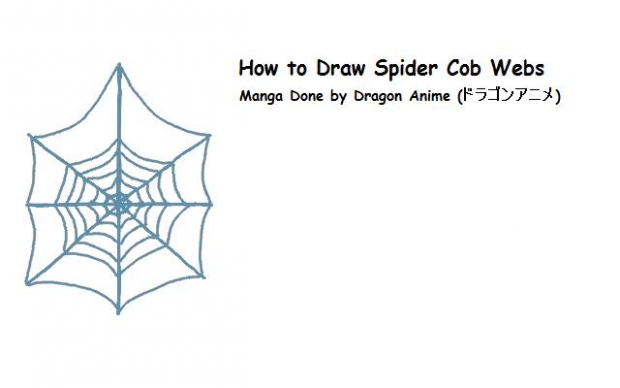 How to Draw Spider Cob Webs