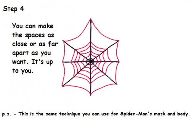 How to Draw Spider Cob Webs