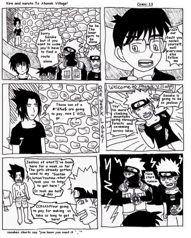 To Ahonok Village! Comic/page 13