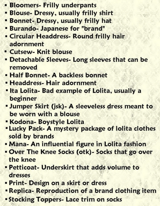 Lolita Fashion