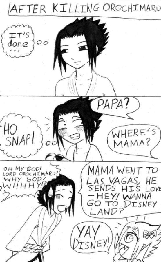 Sasuke the daddy XD (crack non serious orosasu)