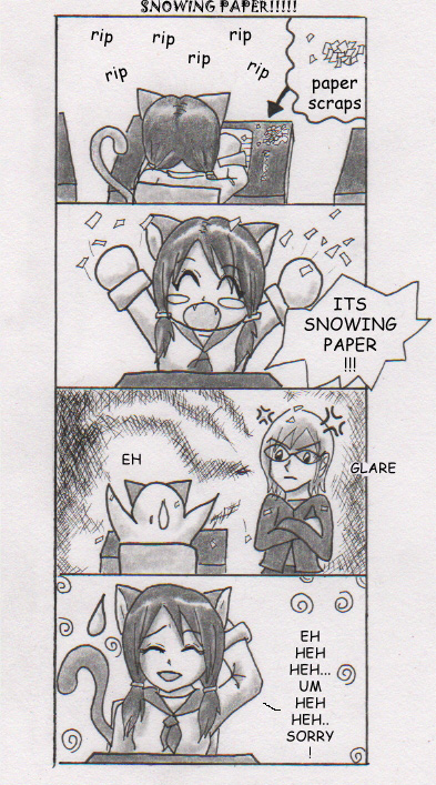 Snowing Paper!!