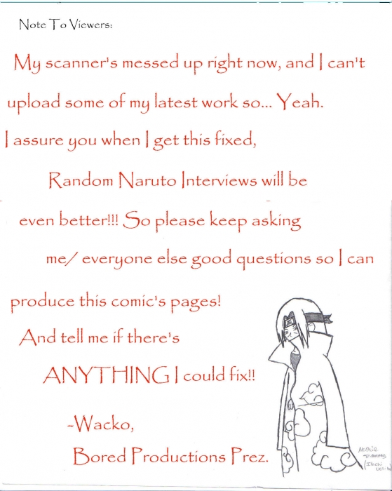 Random Naruto Interviews