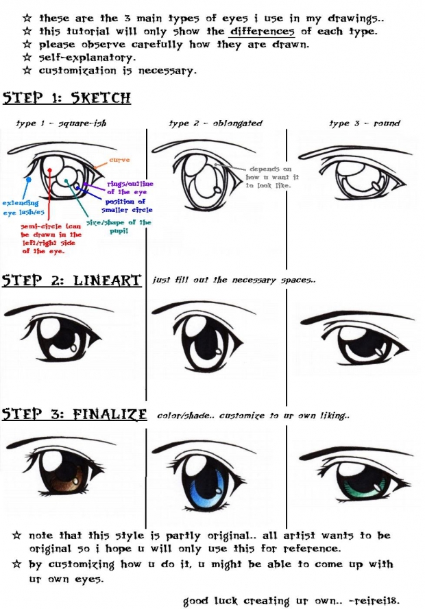 Drawing Eyes..