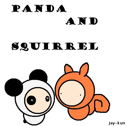 Panda And Squirrel