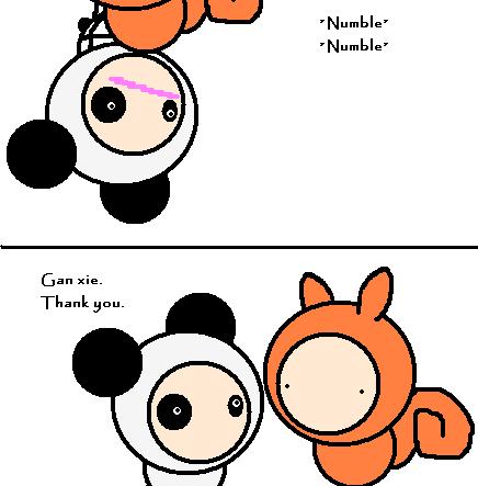 Panda And Squirrel