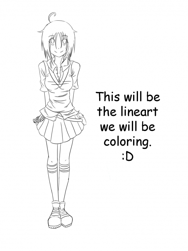 Fun-chan's coloring tutorial