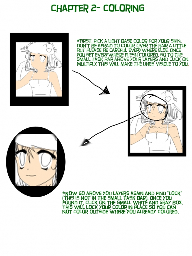 Lineart and Coloring Tutorial