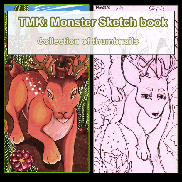 TMK Monster Sketch book