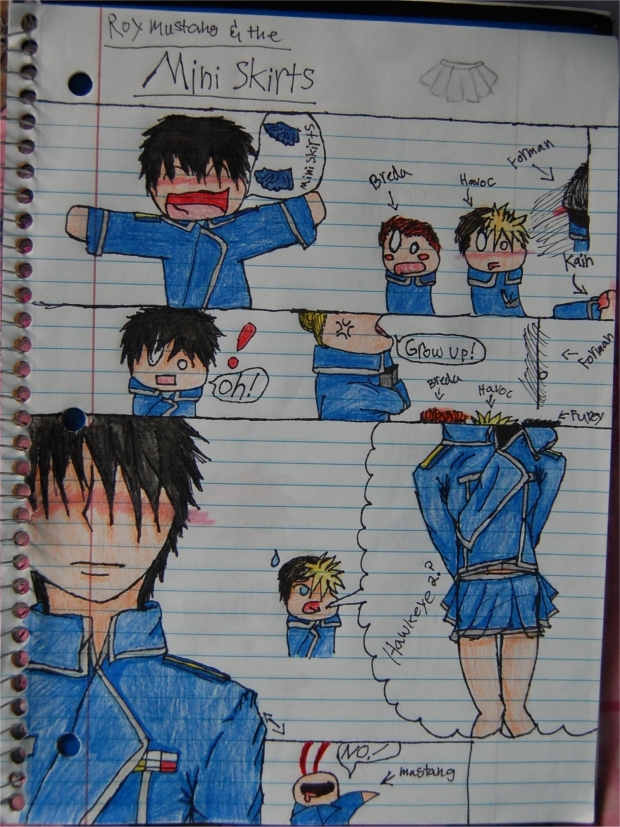 Roy Mustang & the mini-skirts