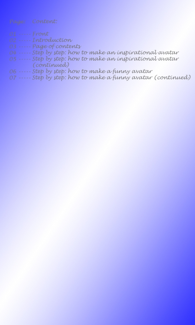 How to make avatars - Tutorial