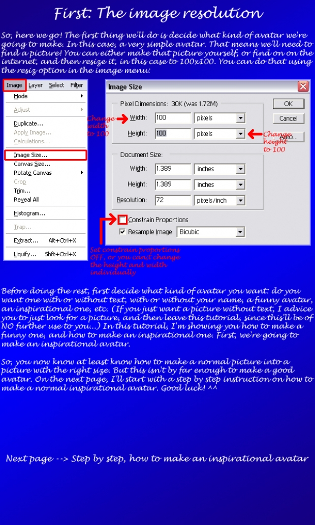 How to make avatars tutorial