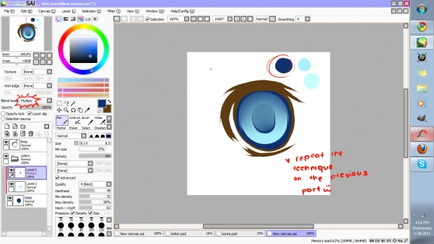 temi's eye tutorial