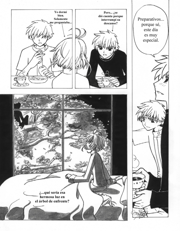 Un abril lejos del mundo de Tsubasa Reservoir Chronicle