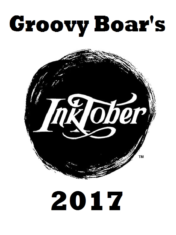 Groovy Boar Inktober 2017